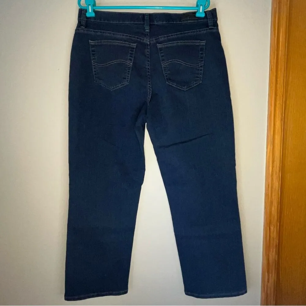 Lee Dark Wash Indigo Relaxed Fit Jean Size 16 Short - Image 2