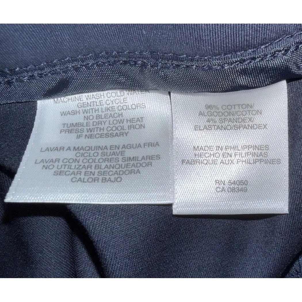 Jones New York  Women’s Navy Blue Color Pants Stretch Size 20W - Image 4