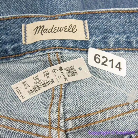 NEW‎ Madewell The Slouchy Boyjean Rosewell Wash, 25 - Image 14