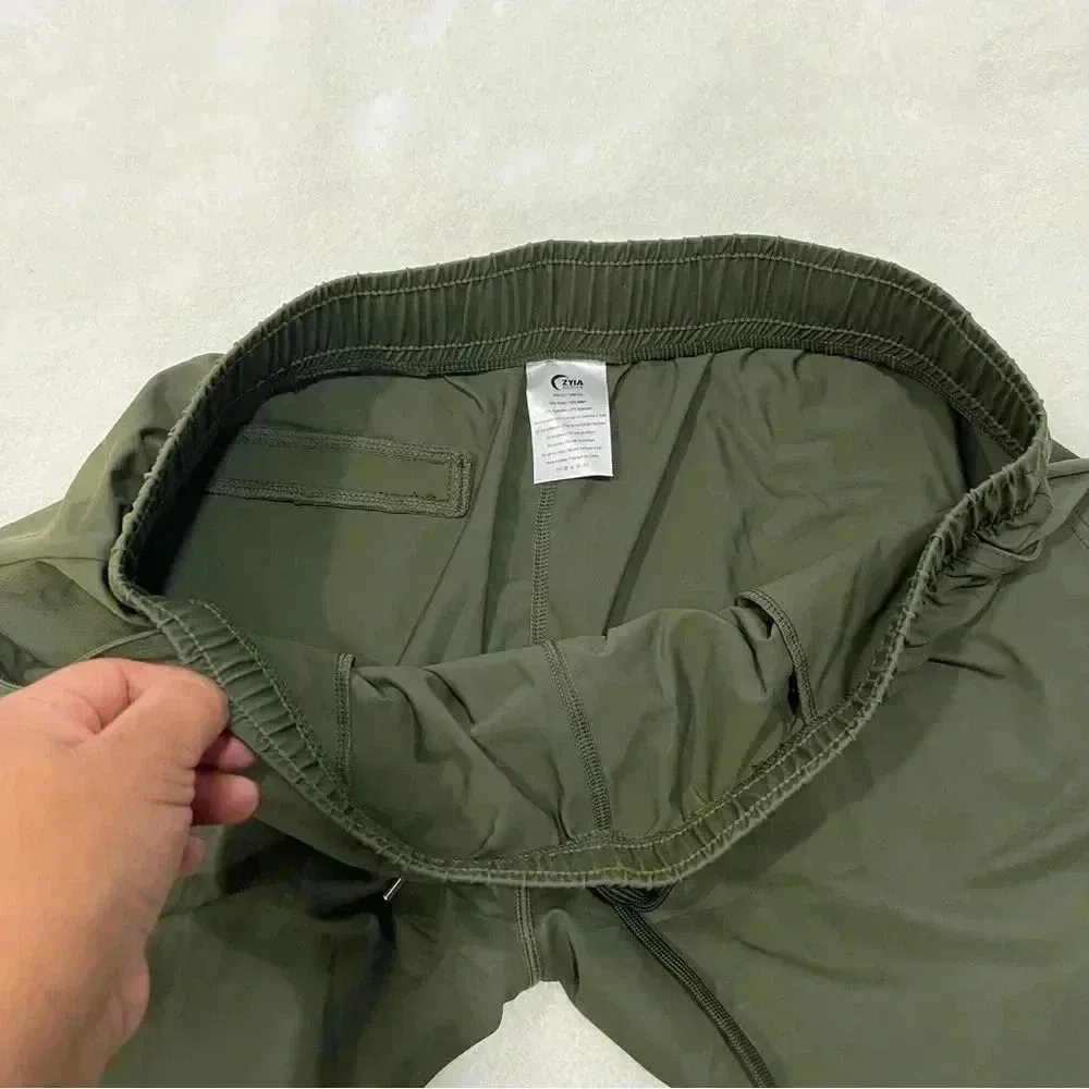 Zyia Olive‎ Green Everywhere Pants size L - Image 7