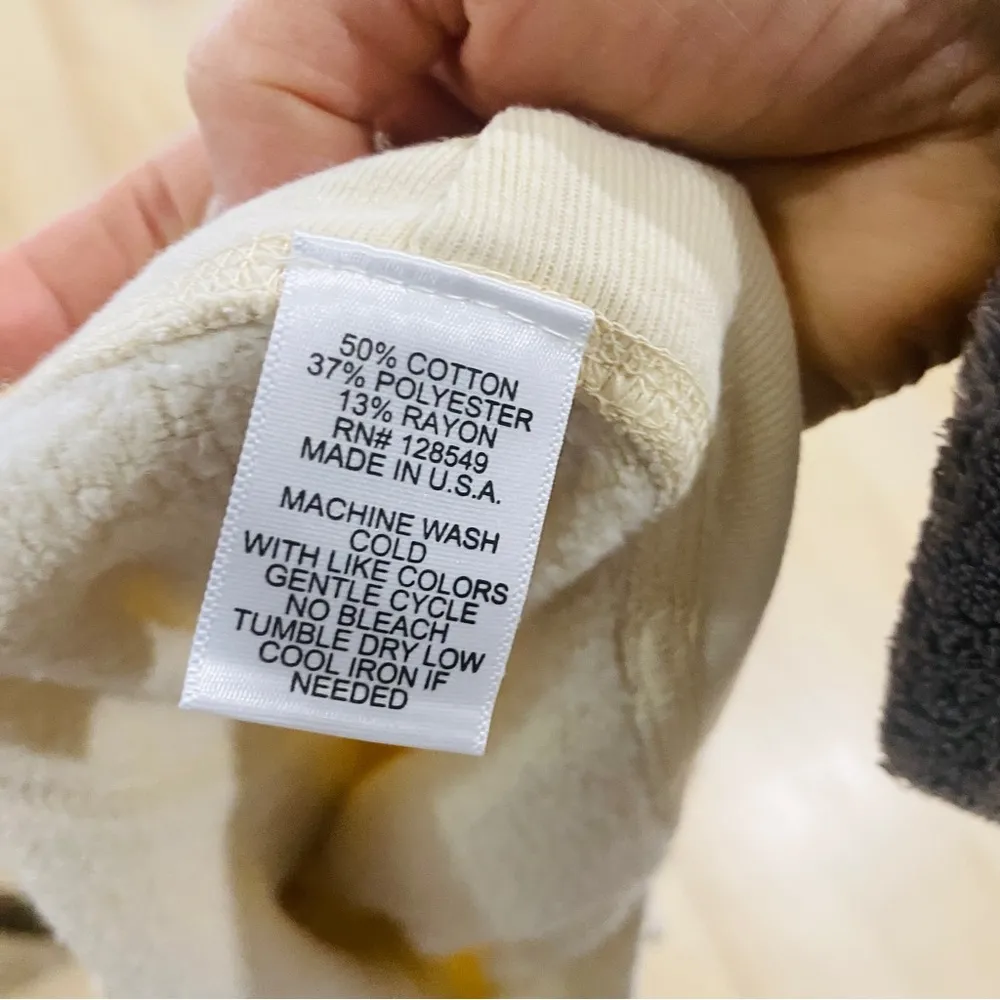 Aviator Nation sweatpants in cream - Image 5