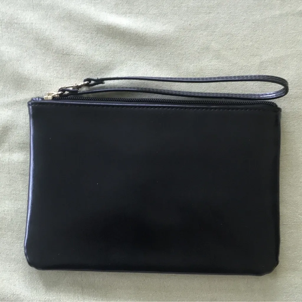 NWOT Victoria's Secret Black Red Silver Sequin Clutch Wristlet - Image 7