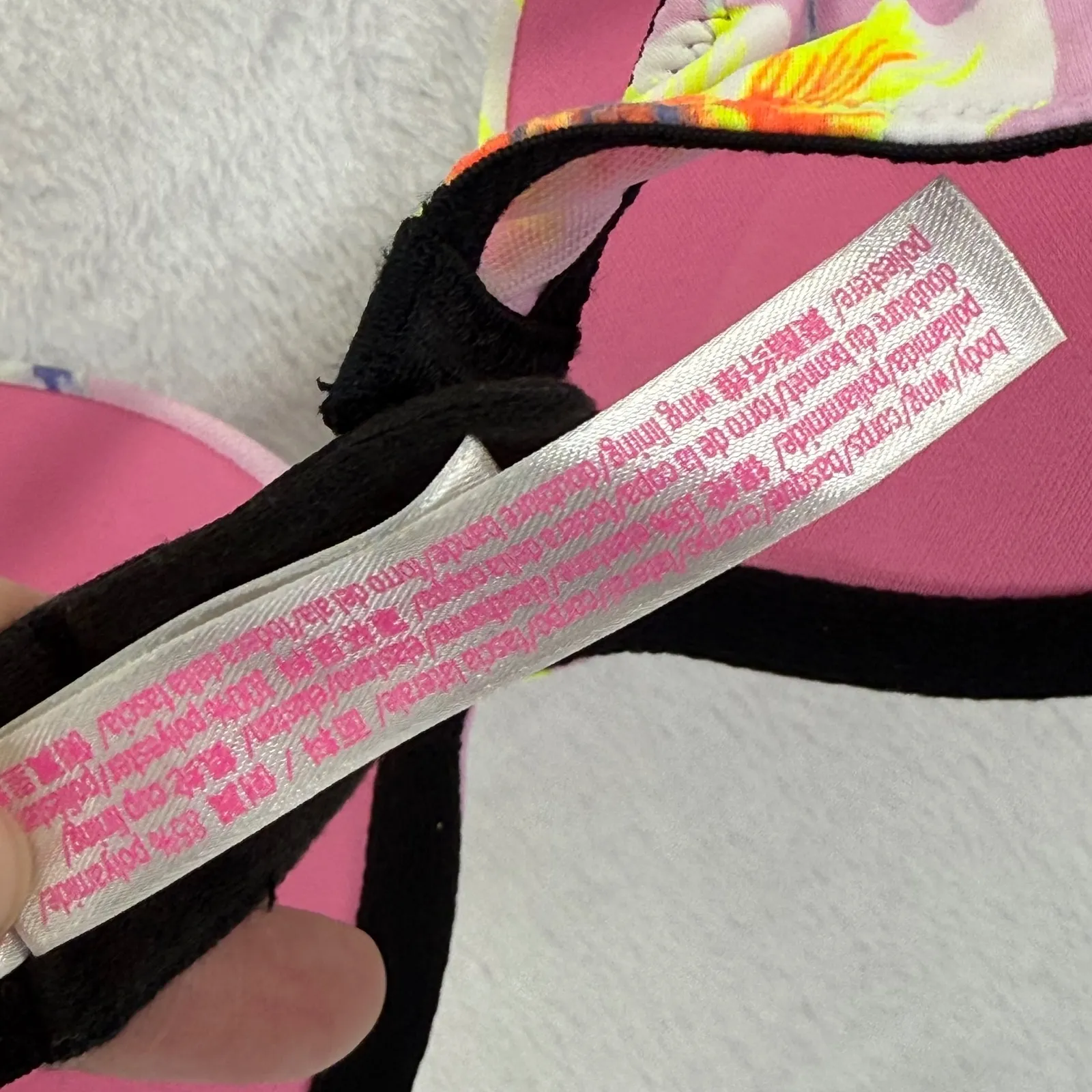 PINK Victoria's Secret Wear Everywhere Super Push-Up‎ Bra 32D Floral Print - Image 7