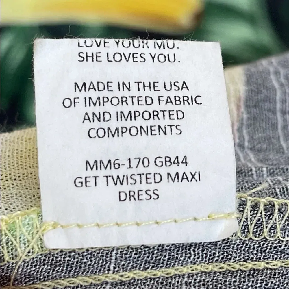 Show me your Mumu, get twisted maxi dress,small - Image 9