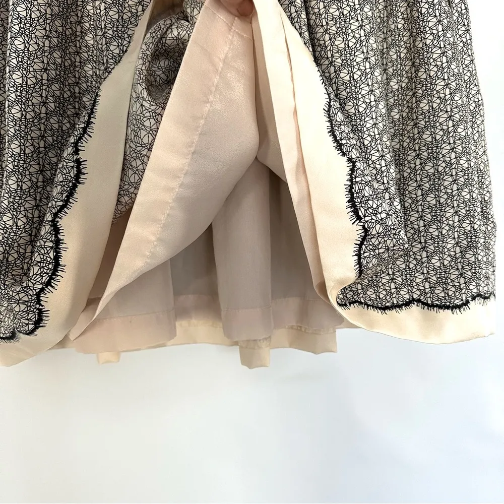 MISS WU by Jason Wu Lace Print Silk Skirt • Sz 8 - Image 9