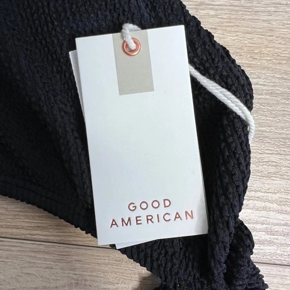 Good Americian One Piece Plus 7/8 4XL 5XL Always Fits Monokini Cut Out Black NWT - Image 10