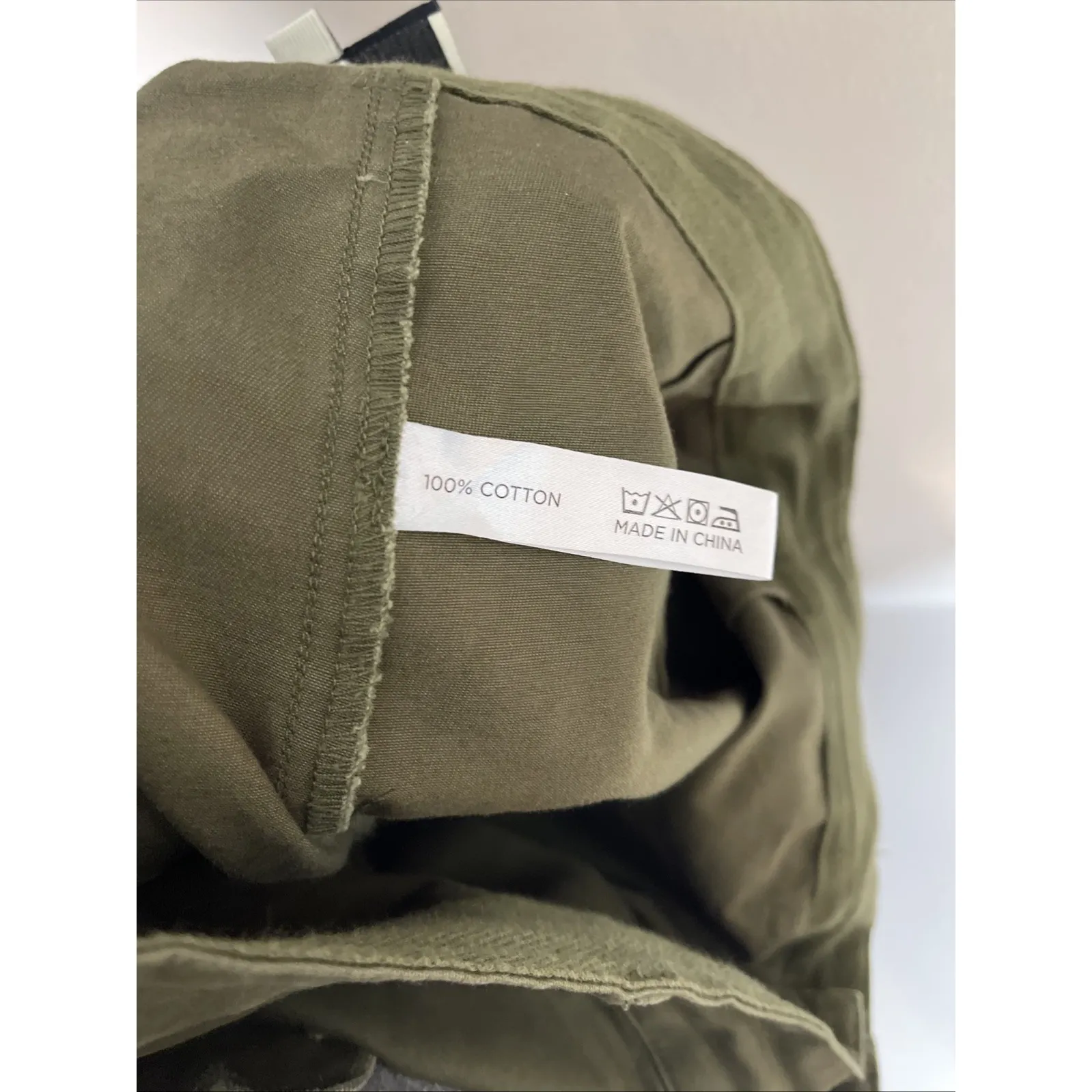 Tuckernuck‎ Wide Leg Green Davis Kakhi Pant Sz 10 - Image 11