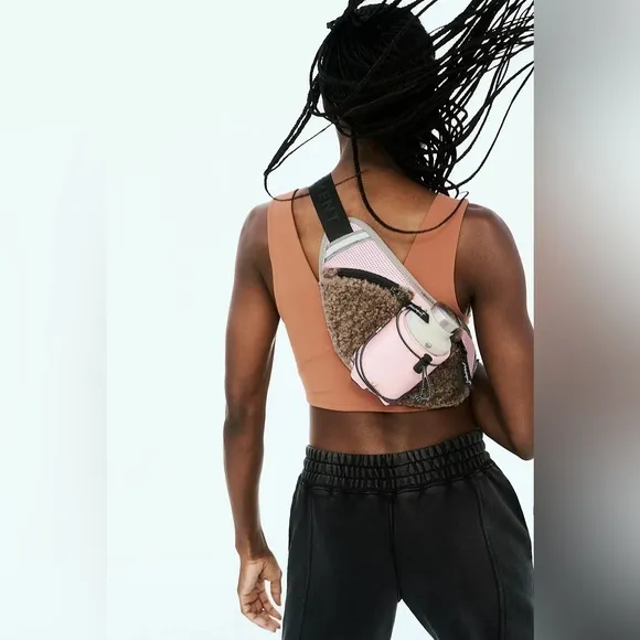 Free People Playoff Sherpa Sling Pink - Image 2