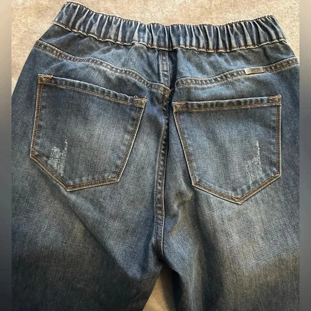 Kancan ruched waist jeans size 3/25 Blue - Image 3