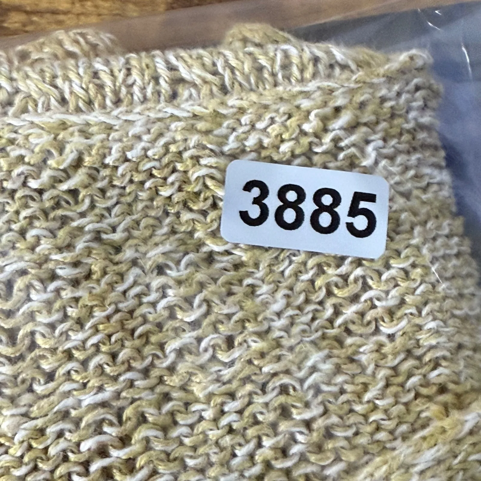 Eileen Fisher Linen Knit Sweater‎ Lightweight Gold Tunic Top Womens XL - Image 8