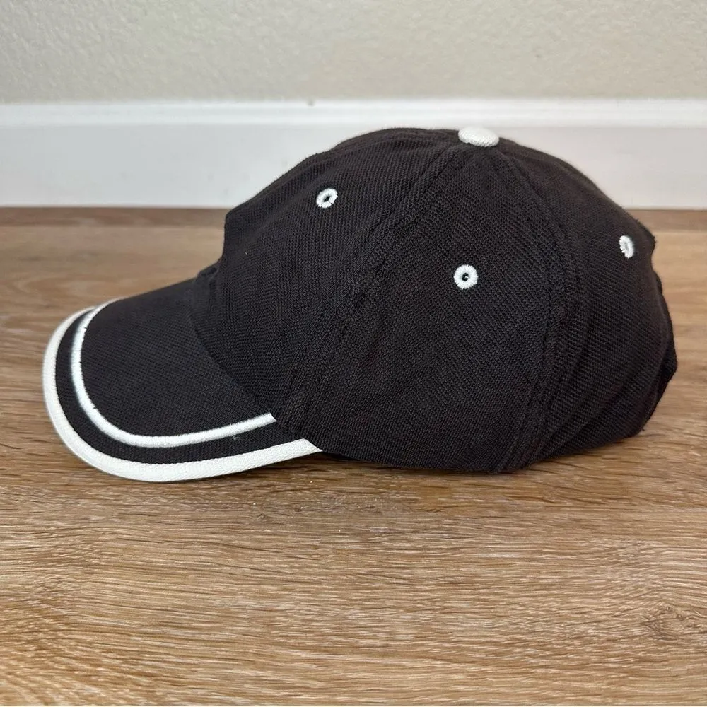 Adidas Vintage 100% Cotton Embroidered Logo Adjustable Hat - Image 4