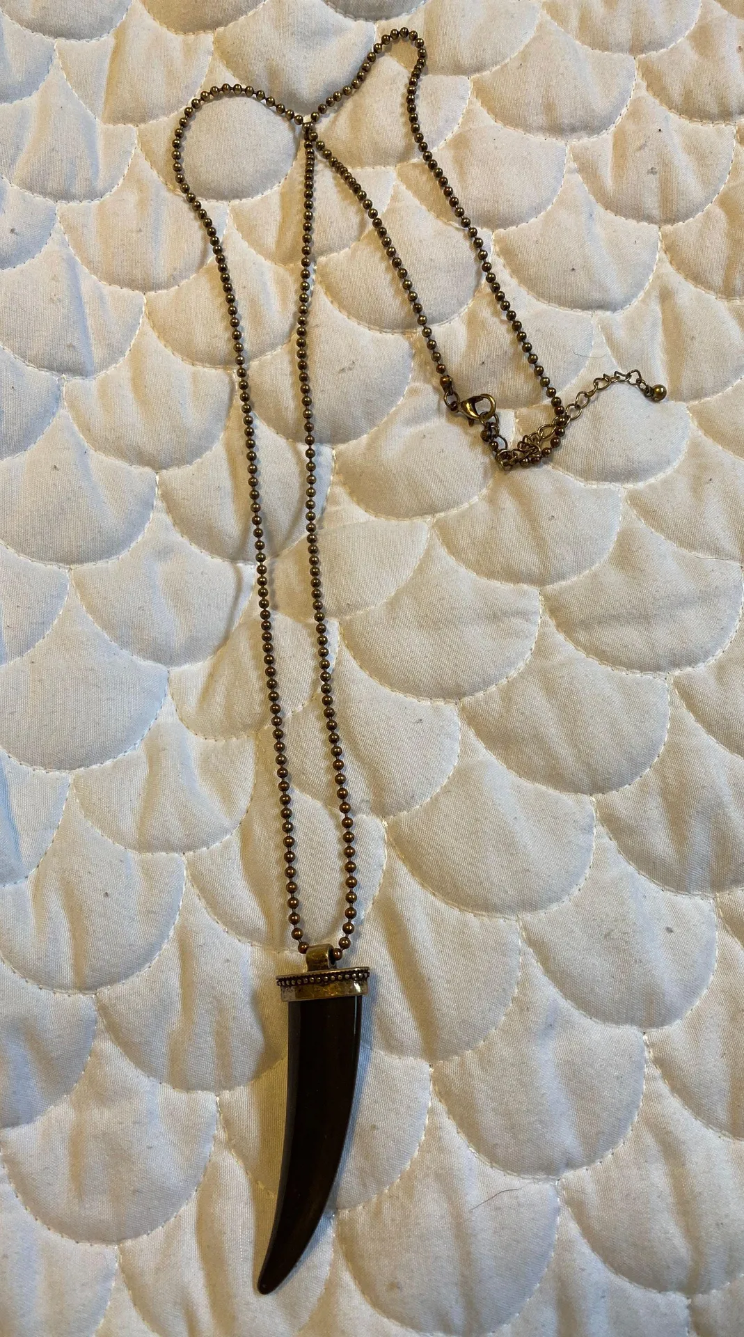 Vintage Tooth Necklace - Image 2