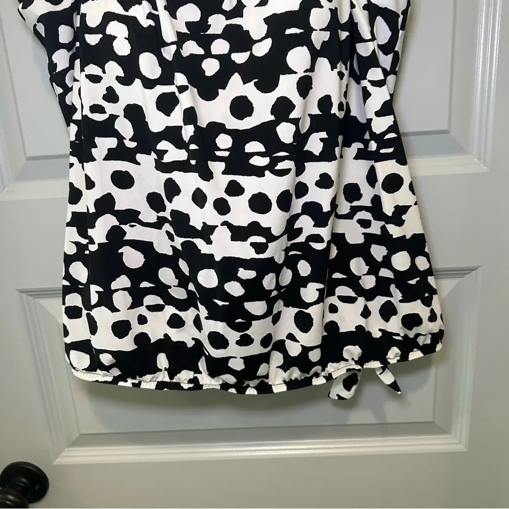 Apt. 9  Plus Size Black/White Print Tankini Top size 20W - Image 5