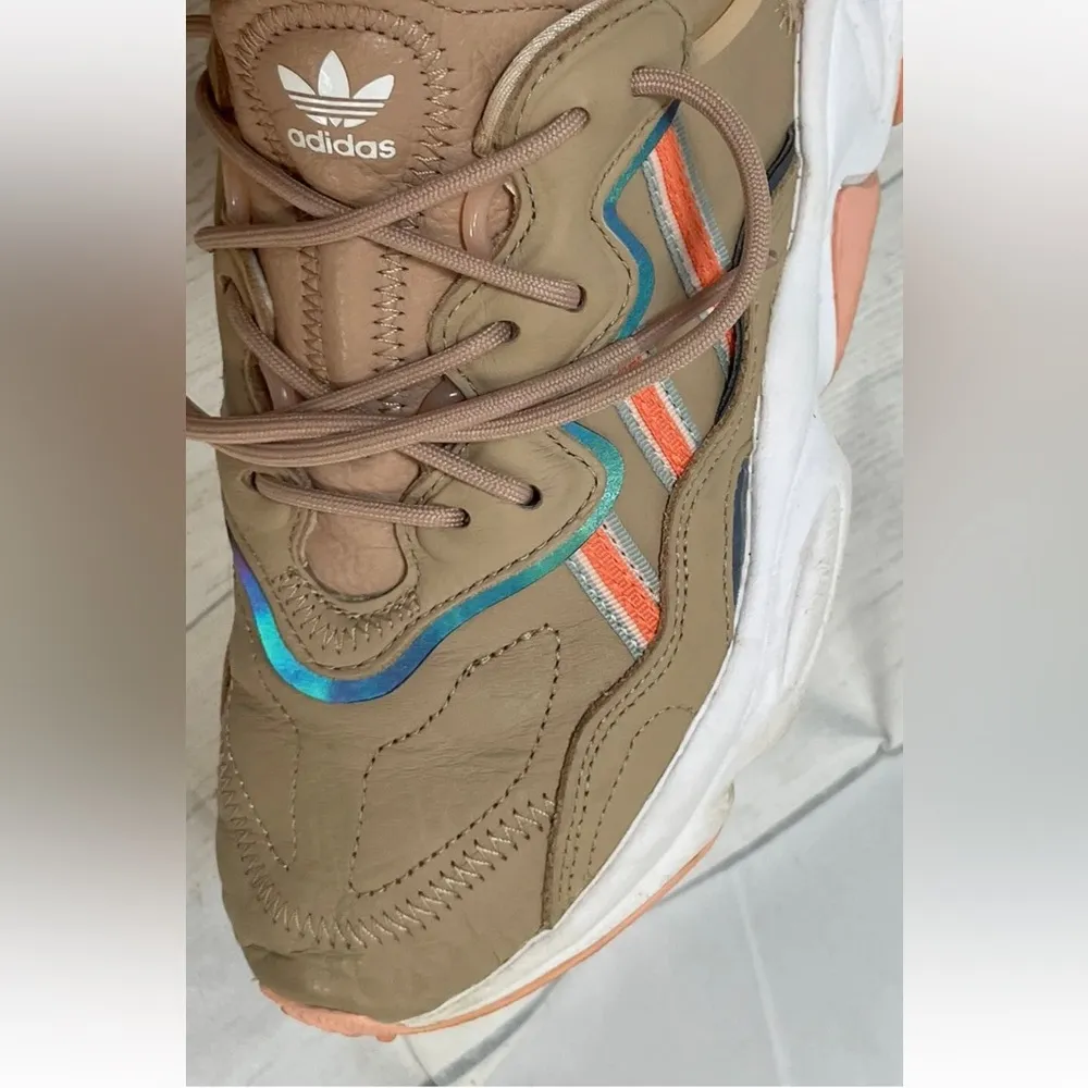adidas ozweego women's size 6.5 Tan Peach Shoes‎ Trainers Sneakers Running walk - Image 16