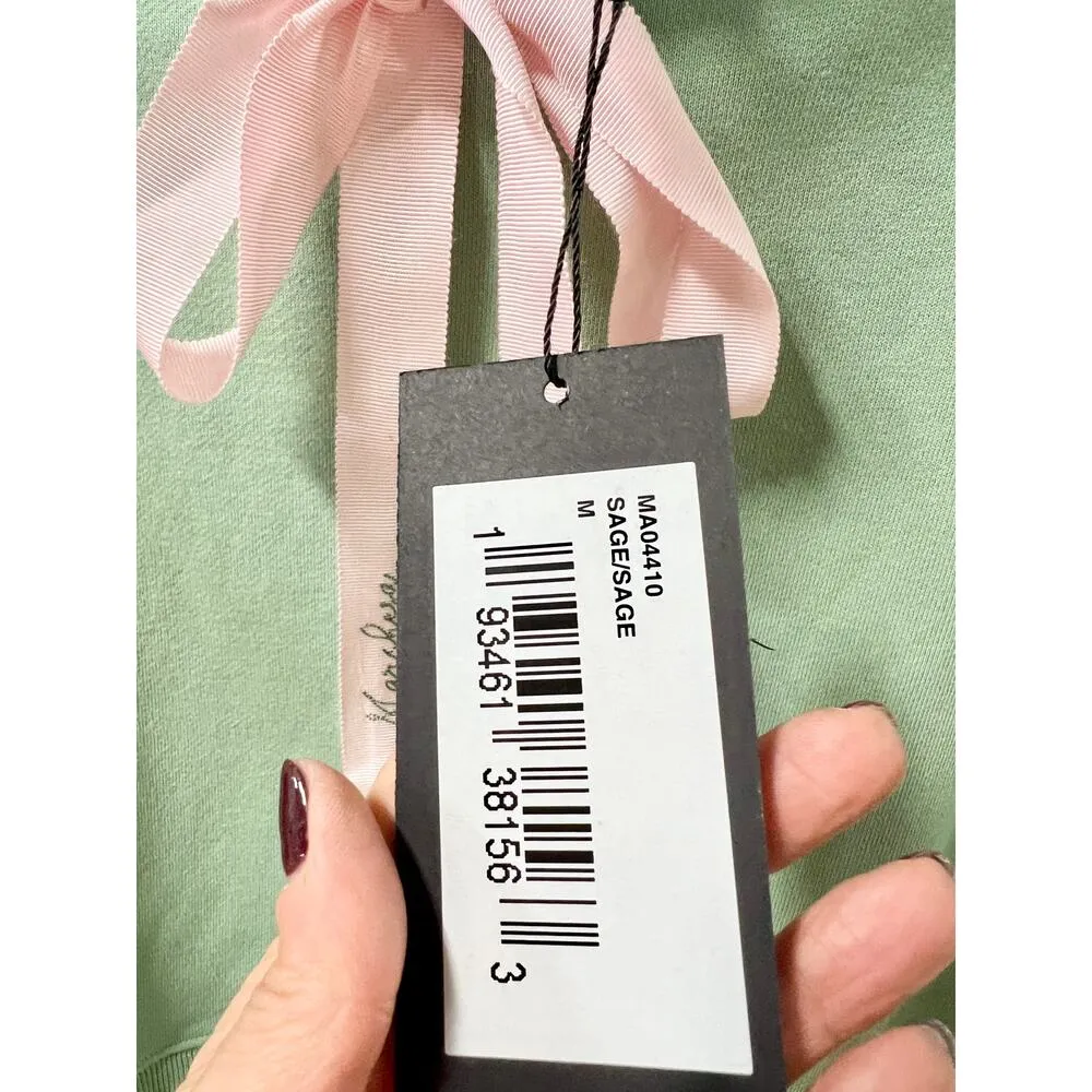 NWT Marchesa Active Remy Long Sleeve Hoodie & Jogger Pants Set Sage Women Size M Green Size M - Image 6