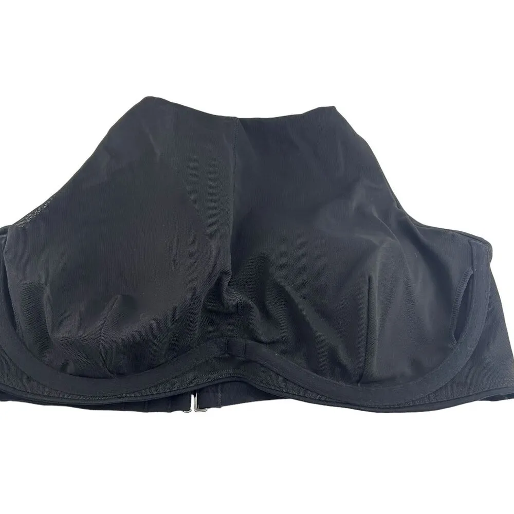 Athleta Maldives Bra Cup Bikini Top 38B/C Solid Black - Image 4