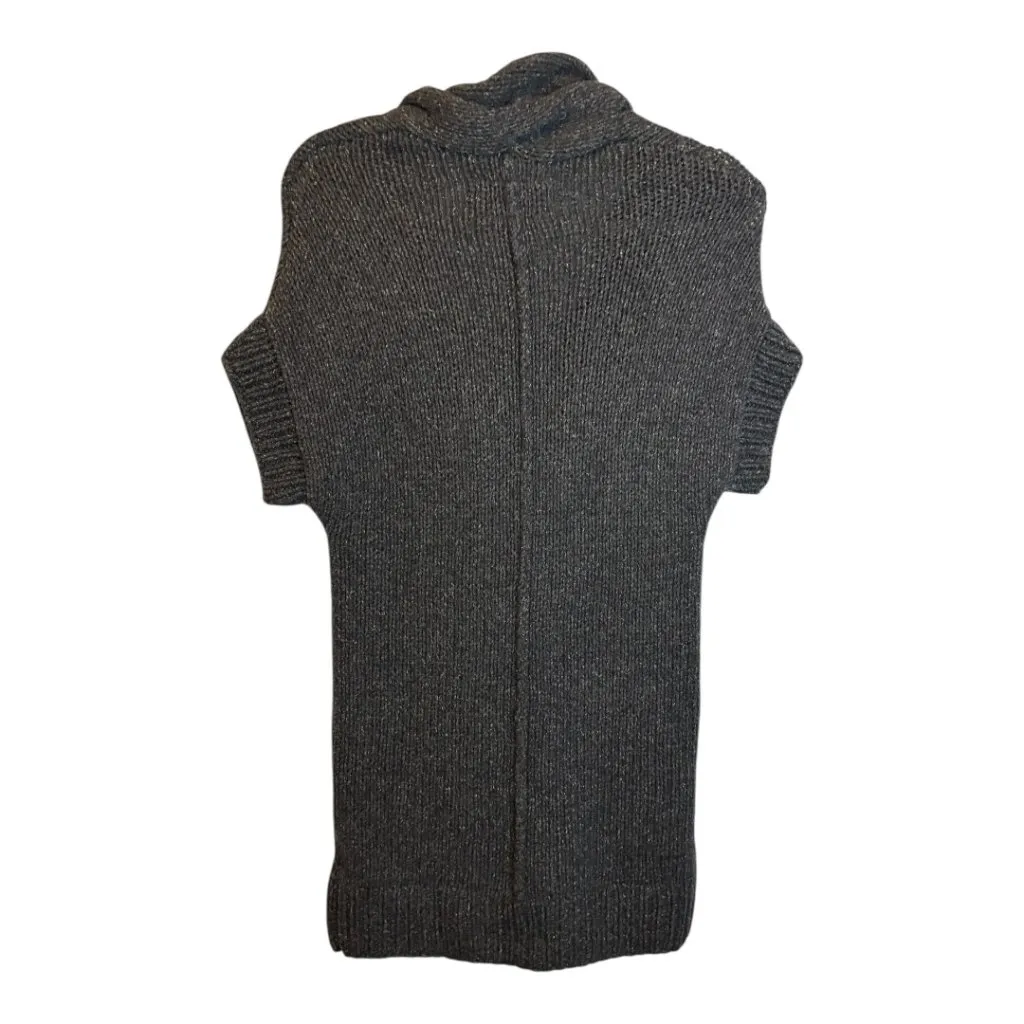 All Saints Sweater Women's Size 6 Spitalfields Vex Knit Wool Blend Gray - Image 3