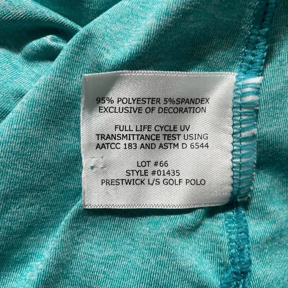 Coolibar Small Collared Long Sleeve Shirt Sun Protectant Athletic - Image 6