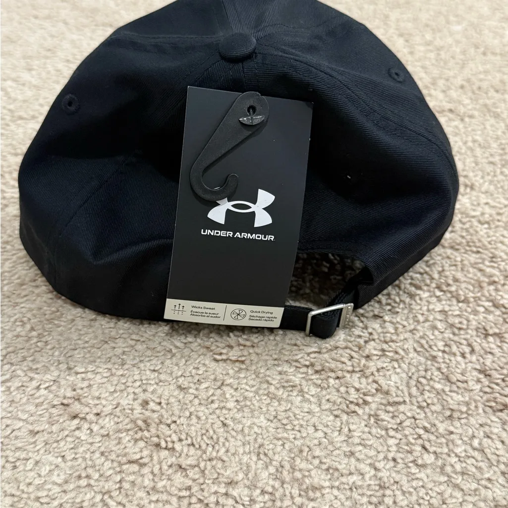 Nwt Womens Under Armour Classic Black Hat - Image 2