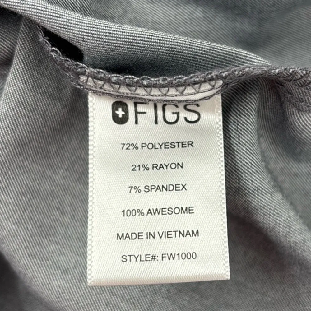 Figs Threads for Threads Caterina One Pocket Scrub Top Women’s Size XS in Gray - Image 5