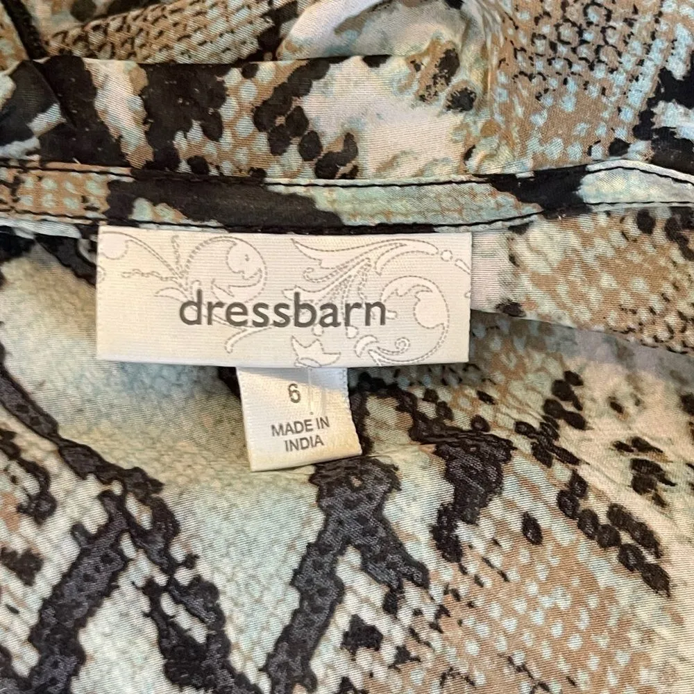 Dressbarn Snake Print‎ Dress - Image 9