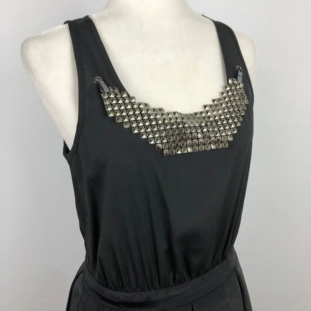 BCBGeneration Black Dress with metal necklace 8 - Image 8