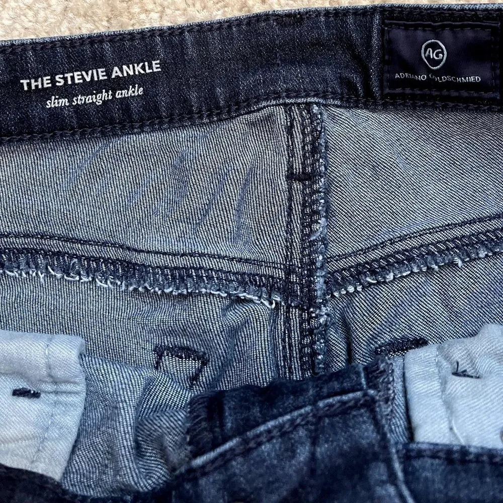 AG Adriano Goldschmied The Stevie Ankle Jeans (Raw Hem) - 26R - Image 58