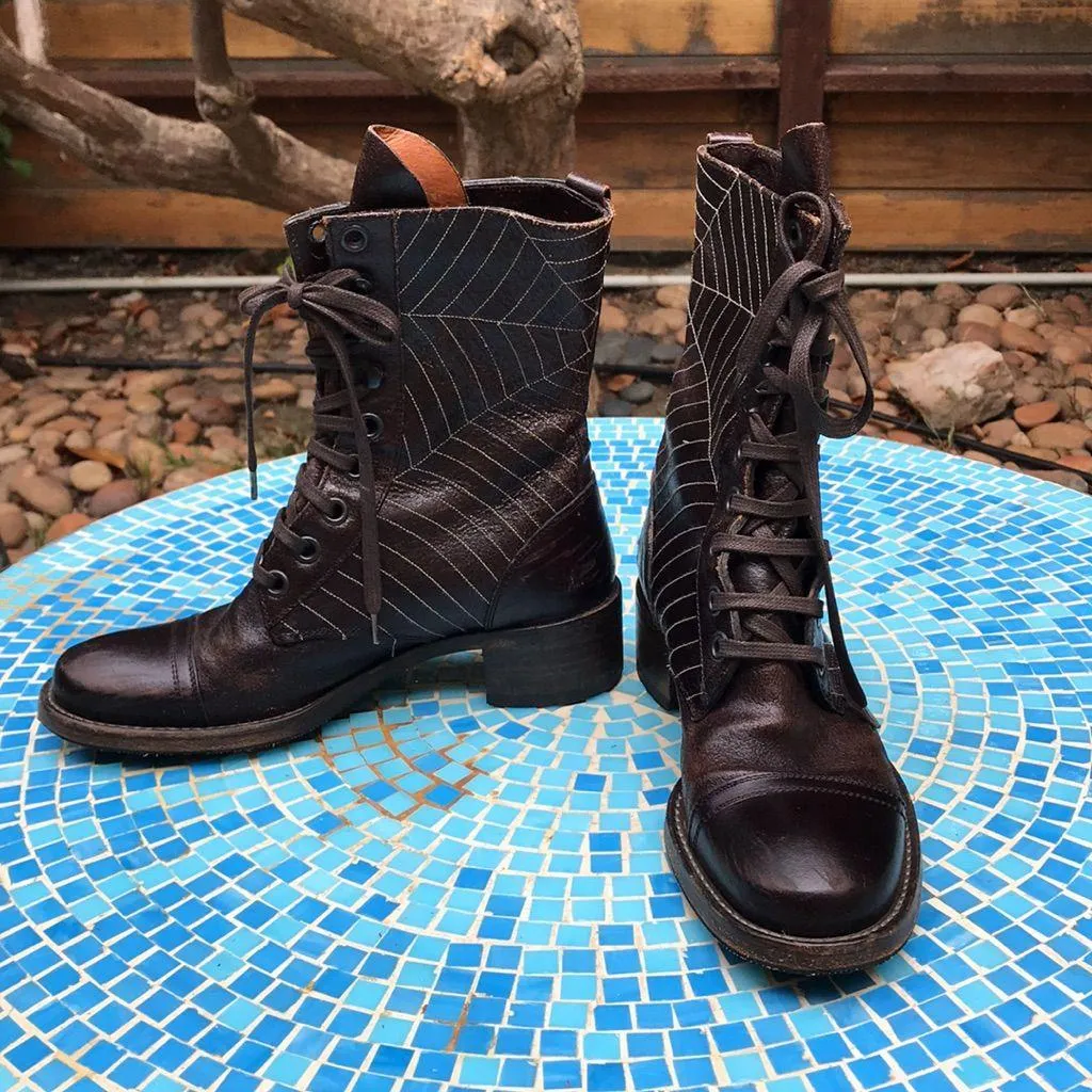 EARL JEAN Leather Combat Boots. 6 NWOT 🕸️❤︎ - Image 5