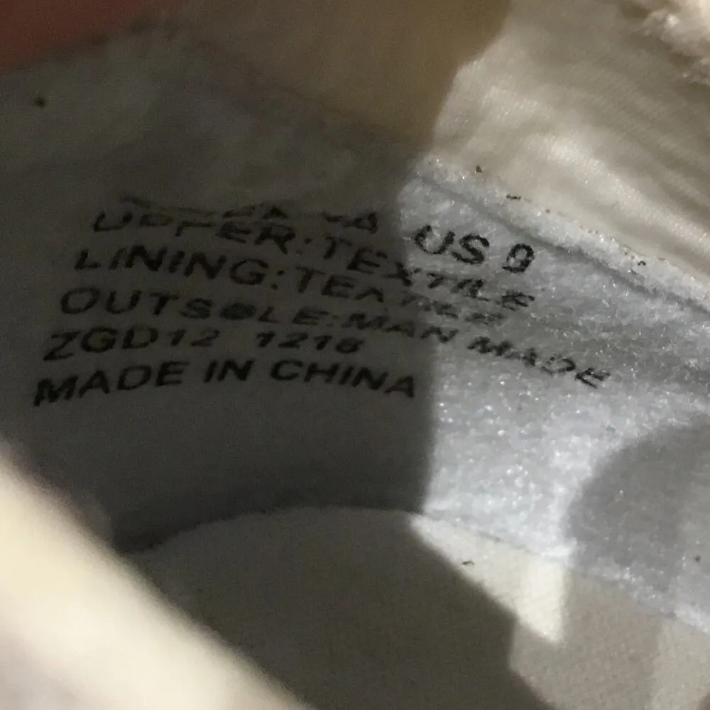 BEBE Brienna White CRYSTAL LOGO BLING Cutout Sport Fashion Sneakers - Image 12