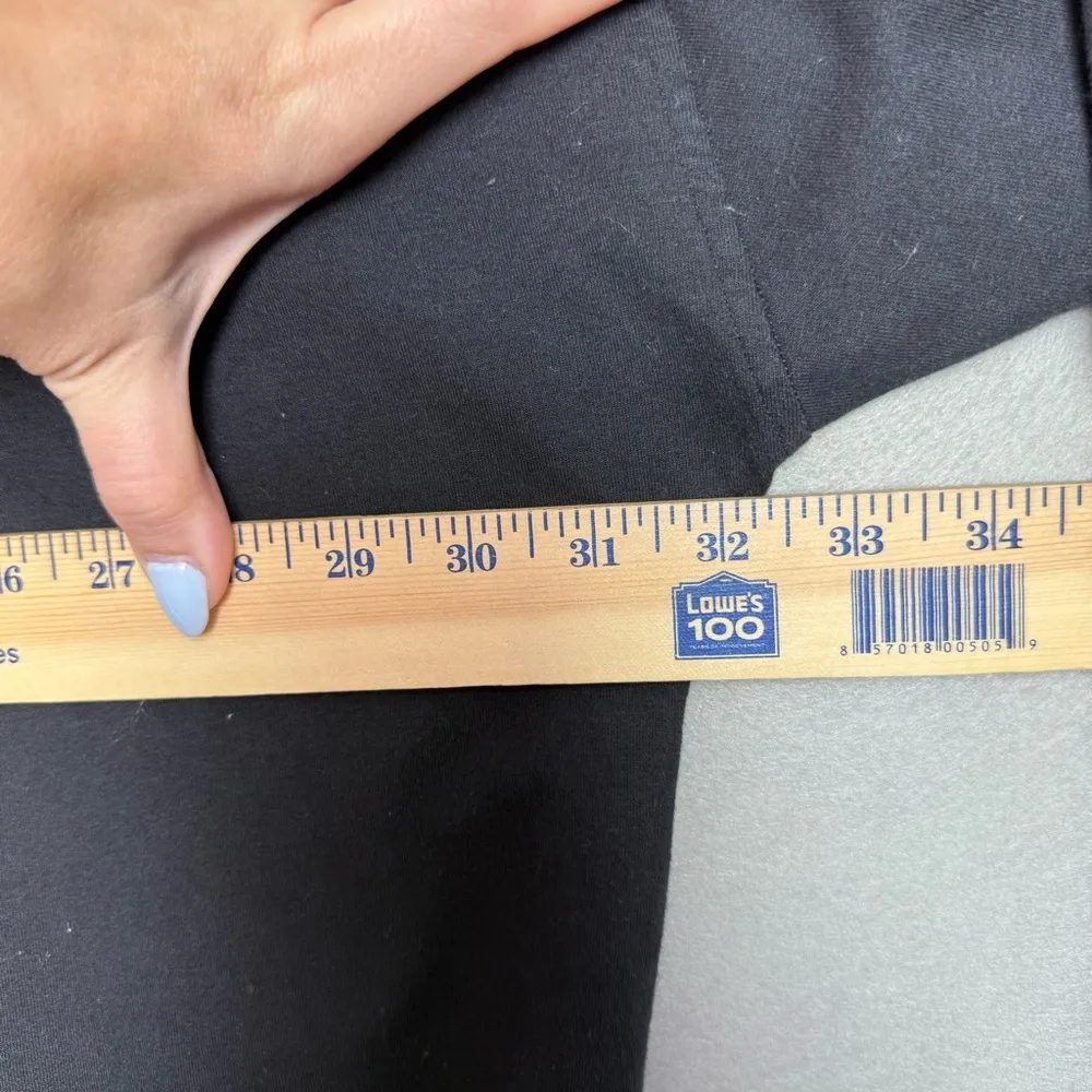 Lululemon Set Aside Zip Hoodie in Black Oversized Fit High-Low Cotton Wool L/XL - Image 9