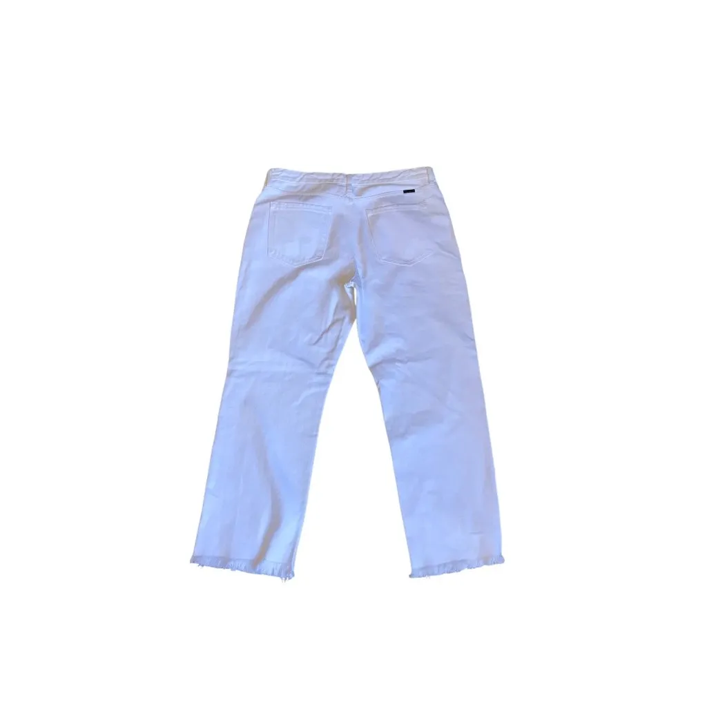 KanCan White Wide Leg Denim Jeans Size undefined - Image 6