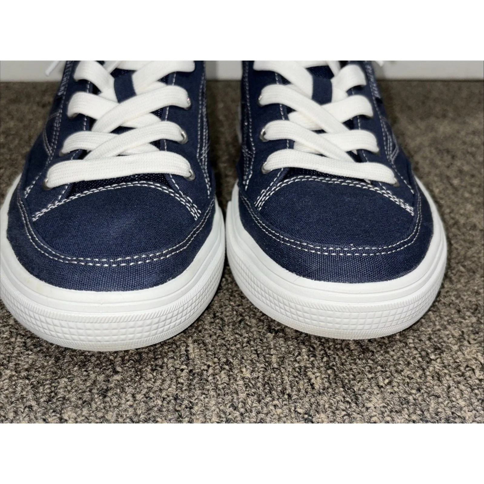 Skechers Women's Arcade Arch Fit Arcata Sneaker Navy Canvas Sz 9 - Image 16