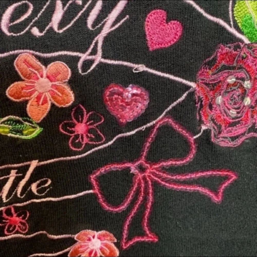 Y2K Victoria's Secret sexy little thing vintage 3/4 cardigan sweater medium - Image 3