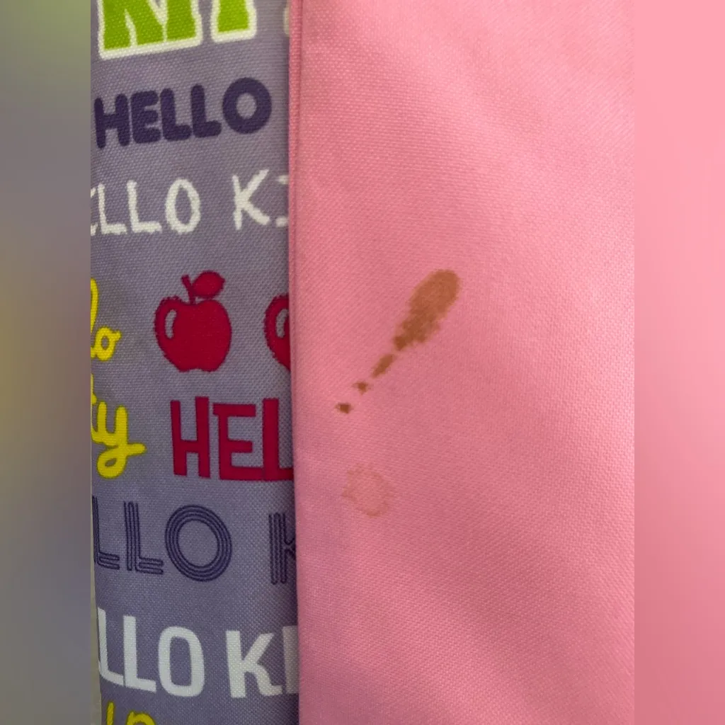 A Rare HTF Vintage Sanrio 2011 Hello Kitty Pink Nylon Large Lightweight Tote Bag - Image 5