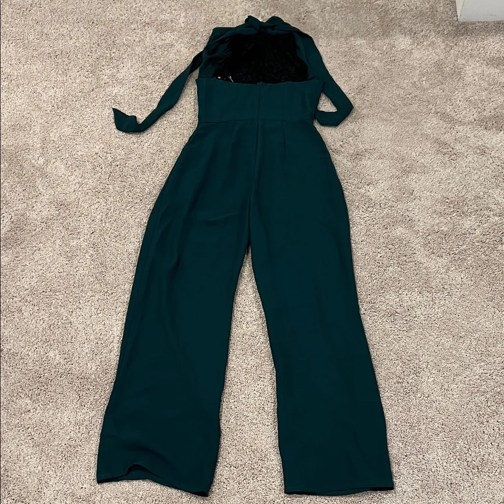 Gal Meets Glam Teal Sleeveless Jumpsuit - Image 6