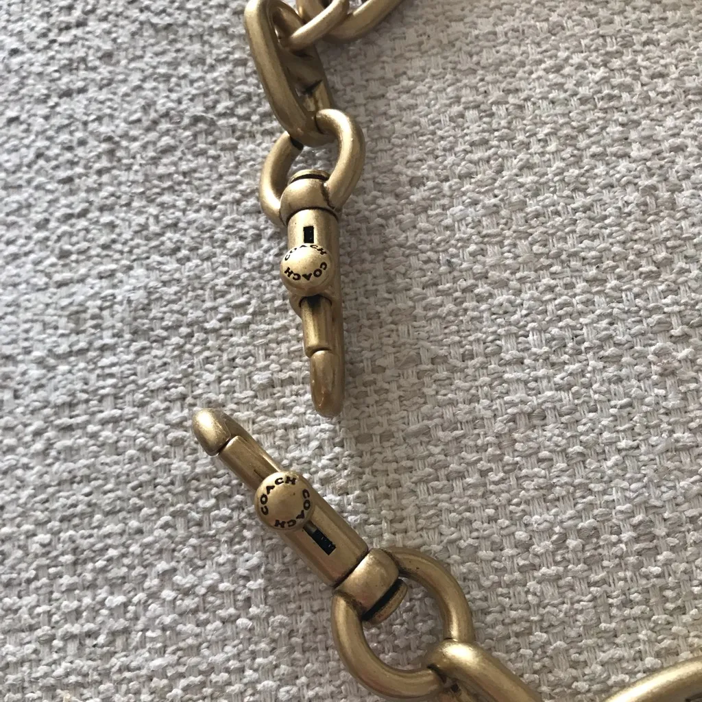 Coach Beat Brass Short Chain Link Strap - Image 10