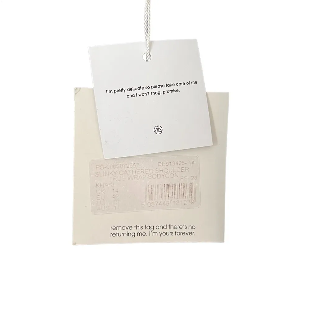 Missguided Green Slinky Gathered Wrap Bodycon Dress 10 - Image 3