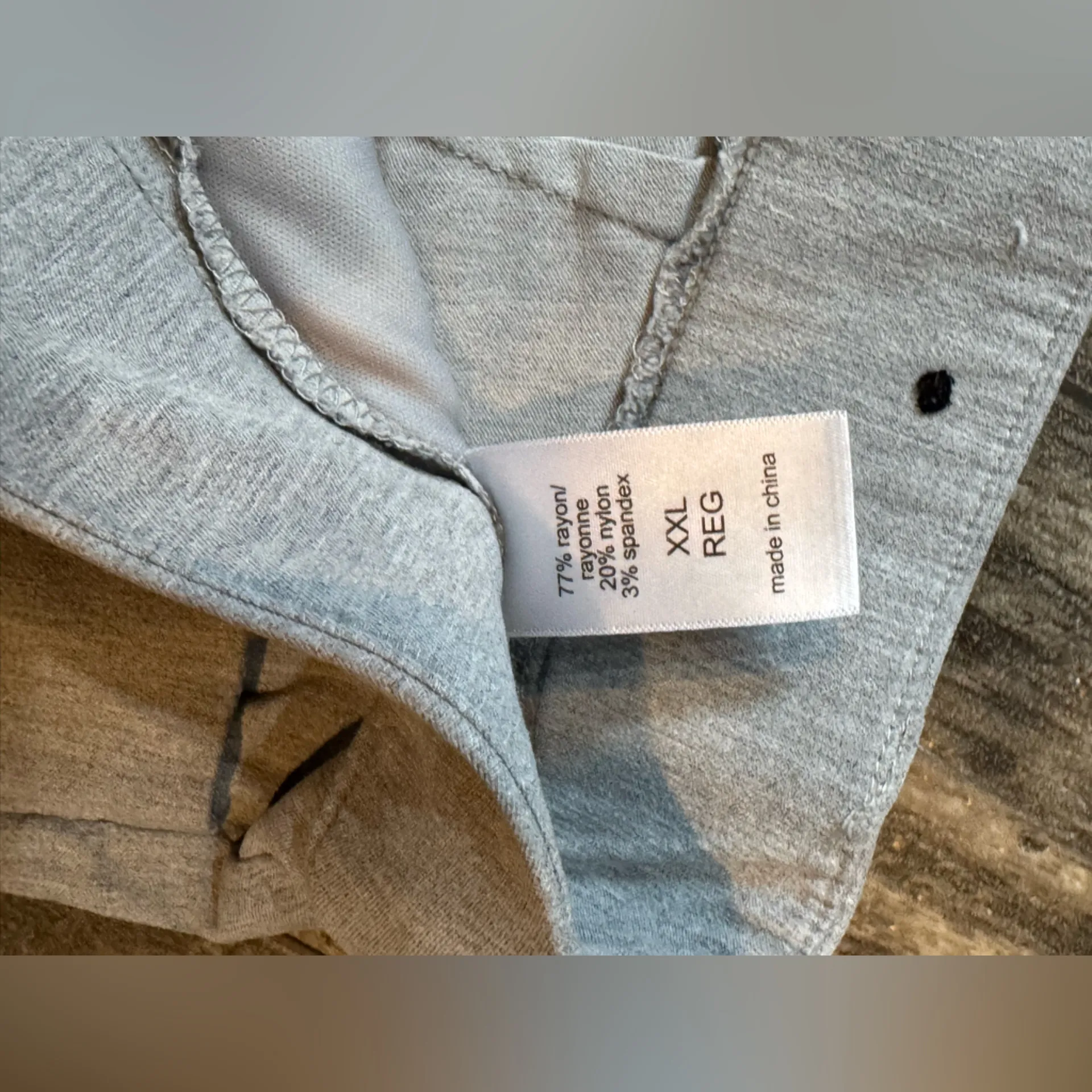 Maurices Dress Pants Womens Size XXL light grey Bootcut High Rise Stretch - Image 4