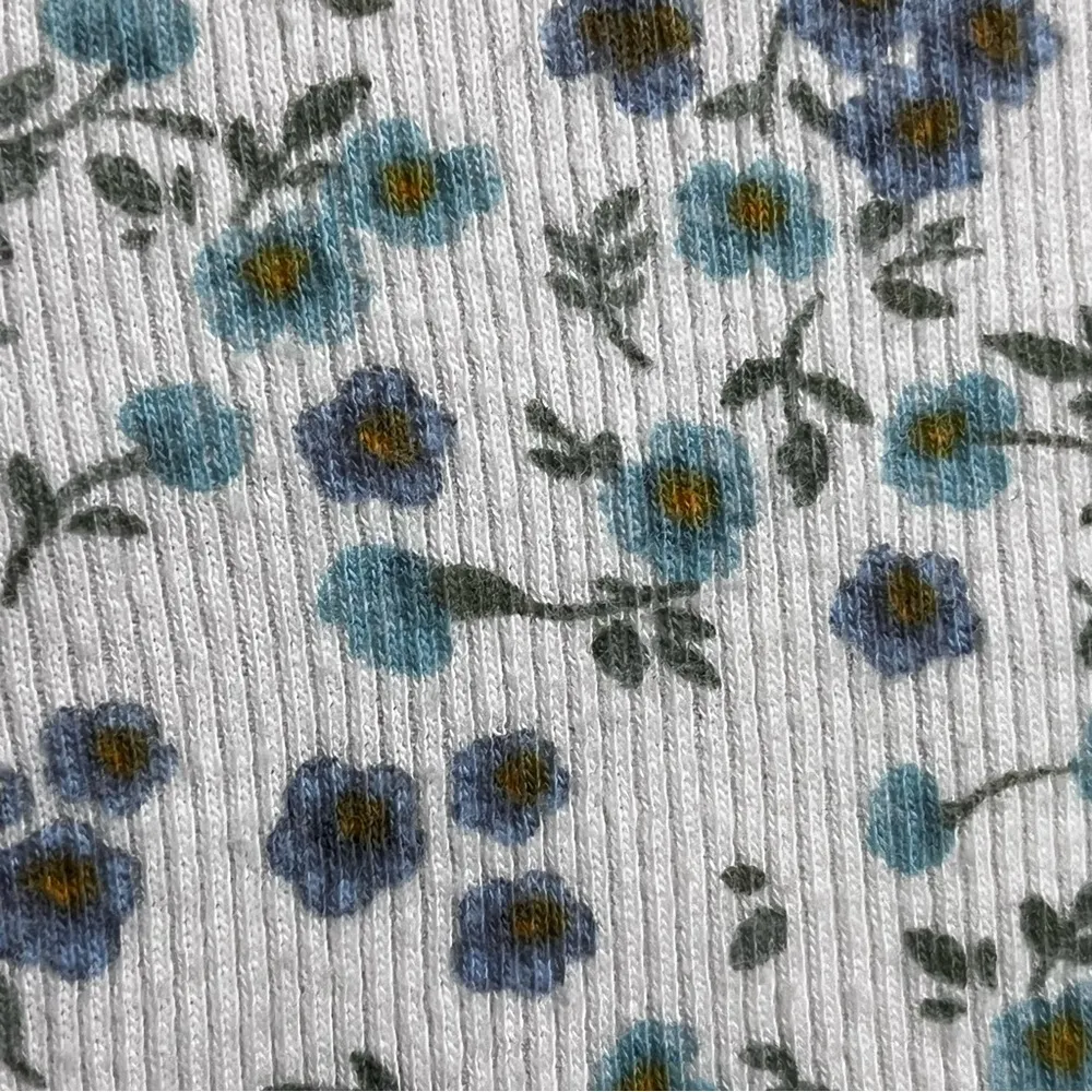 AERO Twist Front Flyaway Floral Crop Top Women’s S Babydoll Cottagecore Coquette - Image 9