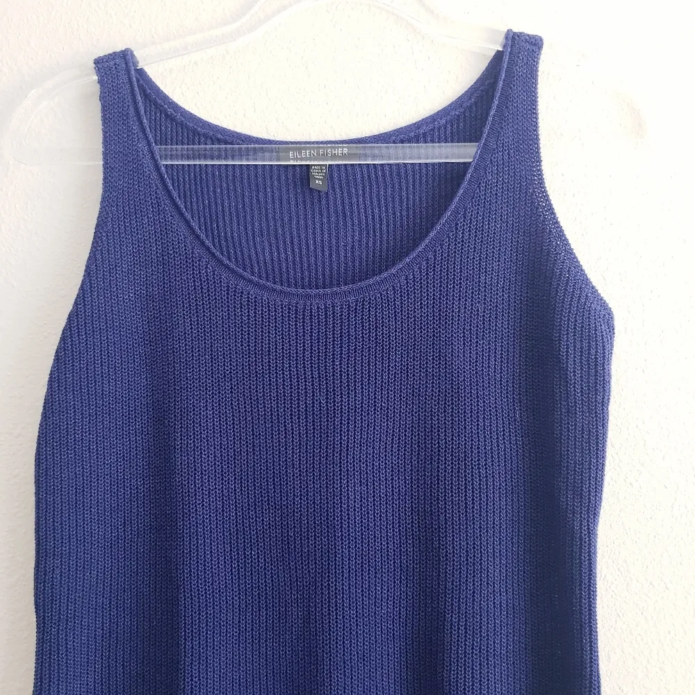 Eileen Fisher Sleeveless Knit Resort Tank Top - Image 2