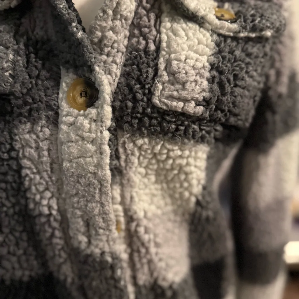 Derek Heart Gray Textured Jacket - Image 3