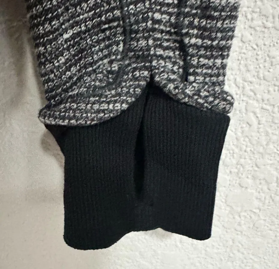 Lululemon Base Runner Half Zip Pullover Jacket Coco Pique Black White Size 4 - Image 9