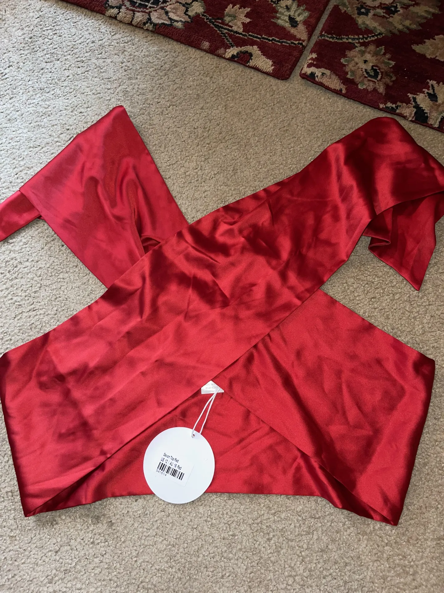 Red Scarf Top - Image 2