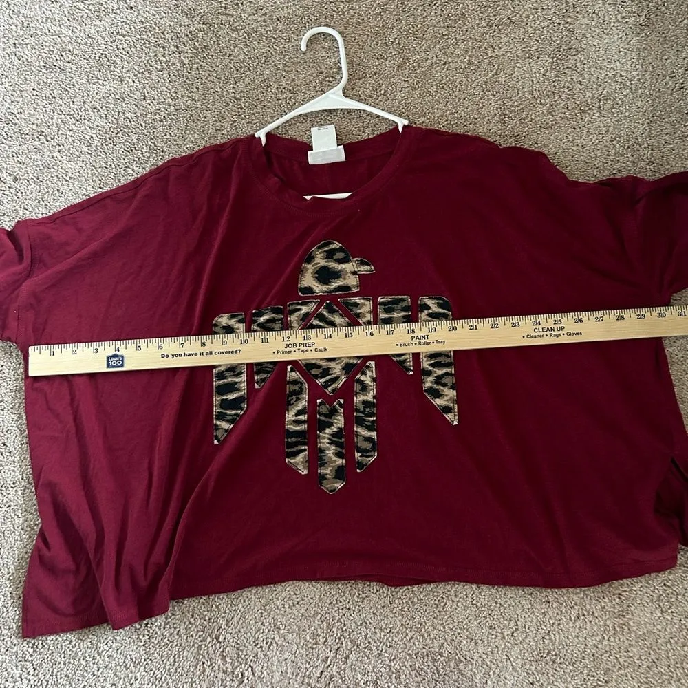 Ariat Ladies Jungle Queen Red Long Sleeve Top Size Size Large Soft Comfort - Image 6