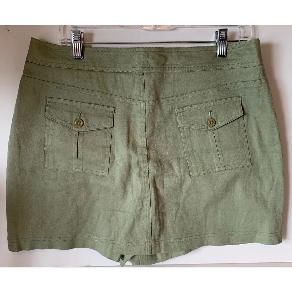 Dockers skort women's size 12 green euc "favorite fit" - Image 3
