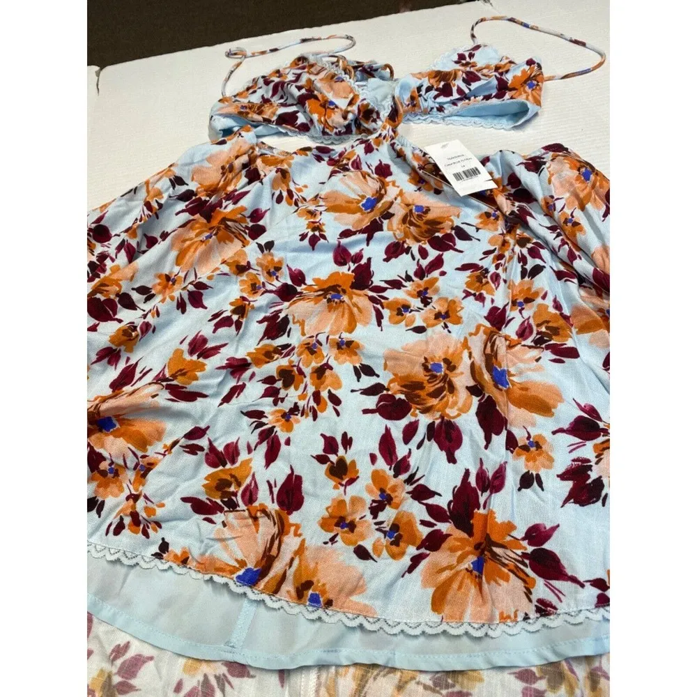 Women's ALEXIA ADMOR Ali Lace Trim Halter Cutout Fit And Flare Dress (b6) - Image 4