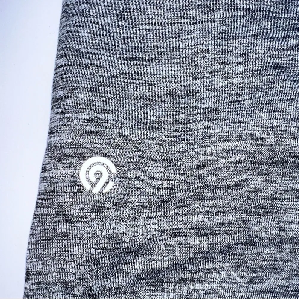 C9 Champion Gray Space Dyed Racer Back Athletic Tank Top w/Ruched Princess Seams - Image 5