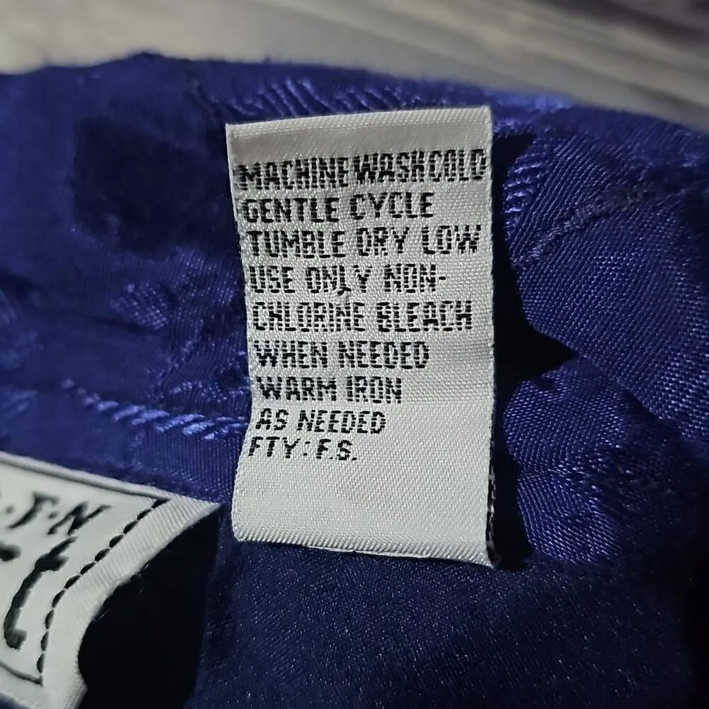 Keren Hart Button up Jacket Size Medium Blue - Image 6