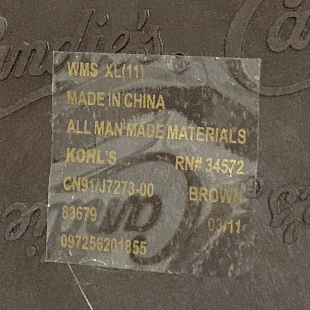 Candie’s brown women’s tassels sandals size 11 - Image 8