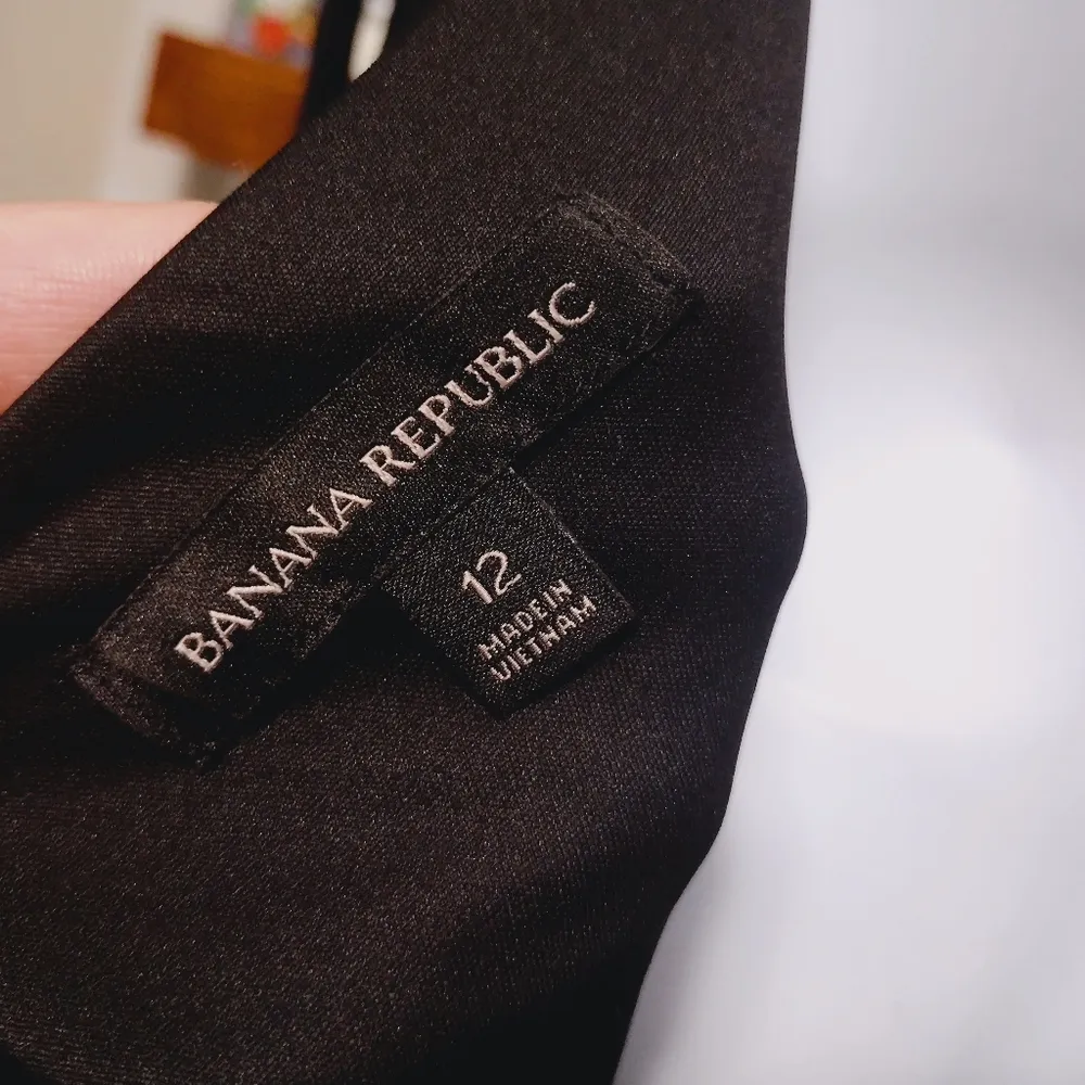 Banana Republic One Shoulder Ponte Fit and Flare Dress - Image 4